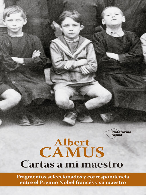 Title details for Cartas a mi maestro by Albert Camus - Available